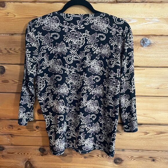 Rebecca Malone embroidered Top Medium - Picture 2 of 6